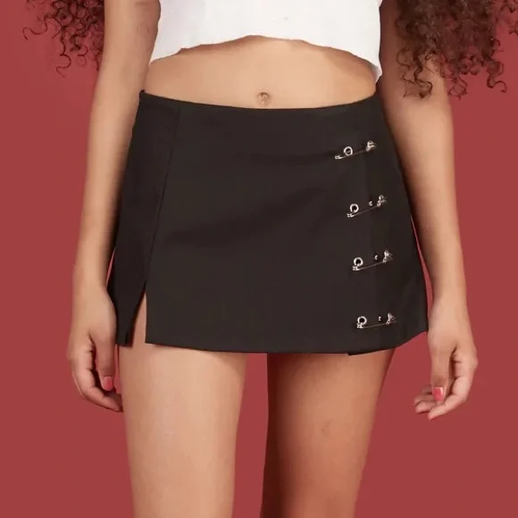 UNIF Skirts Unif Collins Black Skirt Poshmark - Main Image